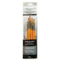 ราคา พู่กัน ชุดพู่กัน หัวกลม Giorgione ด้ามสีส้ม 6 ด้าม พู่กันระบายสี พู่กันกลม พู่กันสีน้ำ พู่กันสีอะคริลิค พู่กันสีน้ำมัน (7418318720)