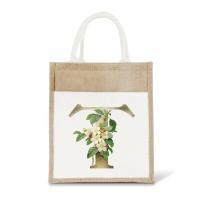 ราคา กระเป๋าปอกระเจา กระเป๋าผ้าลินิน กระสอบผ้าฝ้ายเพ้นท์มือ กระเป๋าช้อปปิ้งตัวอักษรดอกไม้สีทอง กระเป๋าลามิเนต (22306196899)