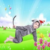 ราคา เด็กสัตว์เครื่องแต่งกายไดโนเสาร์วัวเสือสุนัขกระต่ายกบแผ่นหมีหมูสีชมพูอนุบาลเสื้อผ้า (21092909878)