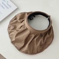 ราคา huiheyu หมวกคลุมแดด หมวกกันแดด กัน uv หมวกคลุมกันแดด หมวกไปทะเล หมวกกัน ยูวี หมวก ผ้า กัน แดด หมวกปิดหน้า ป้องกันรังสียูวี ครีมกันแดดหมวกด้านบนที่ว่างเปล่า ปีกกว้างขนาดใหญ่ หมวกทรงเปลือกหอย หมวกหมวกแก