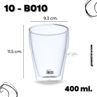 ราคา แก้วน้ำสองชั้น Double Wall Glass แก้ว แก้วน้ำ ขนาด 50 400ml แก้ว2ชั้น มีผนัง2ชั้น ดีไซน์สวย แก้วมินิมอล แข็งแรง แก้ว ชา กาแฟ ทนความร้อนและเย็น (21184235332)