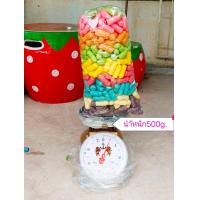 ราคา ขนมปังปลาทำกระทง อาหารปลาข้าวโพด คละสี 10 สีความยาว5cm เนื้อเนียวแน่นเกรดA น้ำหนัก500กรัม (22876492099)