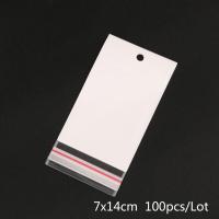 ราคา 100ชิ้น แพ็คแขวนถุงใสแถบกาวบรรจุของเองโปร่งใส OPP Plastic Self Seal Bags สำหรับบรรจุภัณฑ์ของขวัญเครื่องประดับกระเป๋าเก็บของ (9664642866)