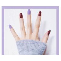 ราคา PPHOO เล็บปลอม พร้อมส่ง สี 2Tone เล็บปลอม เล็บ สำเร็จรูป พร้อมกาวติดเล็บ พร้อมส่งในไทย (11031782873)