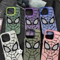 ราคา เคสสำหรับไอโฟน11 12 13 14 15 Pro Max 7 8Plus Xs Max X Xr Spider Man เคส iPhone สองชั้น Frosting Anti Fall (20985683099)