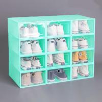 ราคา กล่องรองเท้า กล่องรองเท้าพลาสติก ชั้นวางรองเท้า กล่องใส่รองเท้าพับได้ กล่องเก็บรองเท้าอเนกประสงค์ มี2ขนาด หลายสี ตู้รองเท้า (22875622124)