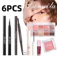 ราคา 15ชิ้นชุดแต่งหน้าบนใบหน้าให้ความชุ่มชื้นและแยกน้ำมันครีมการควบคุมและติดทนนานบีบีครีมซ่อมแซมธรรมชาติโลชั่นเพิ่มความกระจ่างใสและกันน้ำแป้งปัดแก้มดินสอเขียนคิ้วอายไลเนอร์สีดำ5แปรงสำหรับแต่งหน้า (22756909