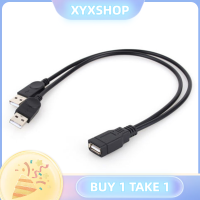 ราคา XYX ใหม่ USB 2 0 1หญิงถึง2ชาย Y Splitter Data SYNC CHARGING EXTENSION CABLE (22666924925)