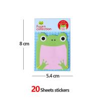 ราคา 8pcs cute stiky notes kids toy cartoon memo pad 20 sheet (20683531645)