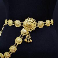 ราคา Vintage jewelry antique jewelry set Isaan flower belt Lanna Thai series antique silver gold buckle (7493223592)