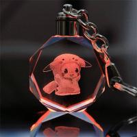 ราคา LGJGHJG Childrens Toy Kids Toys Pendant Eevee Togepi Jigglypuff Luminous Keychain Pokemon Keyring Crystal Keychain Pikachu Keychain (16659555806)