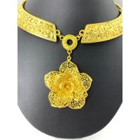 ราคา Vintage jewelry สร้อยอีสานชุดล้านนาไทสร้อยเงินต่างหูสีทอง (22982133488)