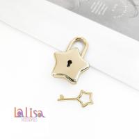 ราคา กุญแจล็อคกระเป๋าสตรี กระเป๋าเดินทางขนาดเล็ก ล็อคกระเป๋าถือ กุญแจล็อคแบบพกพารูปดาวแฟนซี Mini Star alloy lock A110 (22764286187)