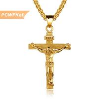 ราคา PCWFKef สร้อยคอจี้ไม้กางเขนสำหรับผู้ชายผู้หญิงสร้อยคอวินเทจแบบเรียบง่ายอเนกประสงค์ของขวัญเครื่องประดับ (22793211214)