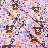 ราคา ผ้าเมตร ผ้าหลา ผ้าไหมอิตาลี ลายการ์ตูน หน้ากว้าง 60 นิ้ว ตัดยาวต่อเนื่อง (22960082689)