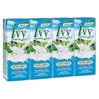 ราคา IVY ไอวี่ โยเกิร์ตพร้อมดื่ม UHT 180 200 มล นมเปรี้ยว 1 แพ็ค 4 กล่อง (22839461321)