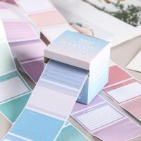 ราคา สติ๊กเกอร์กระดาษโน้ต แบบม้วน Post it Sticker (22644139146)