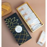 ราคา กล่องใส่พายสับปะรด กล่องใส่ชีสทาร์ตสับปะรด กล่องดำสับปะรดสีทอง LL8 (22158600668)