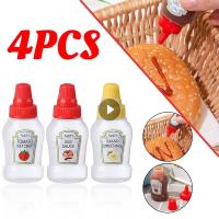 ราคา 4ชิ้น25มล ขวดบีบเครื่องปรุงขนาดเล็กภาชนะบรรจุซอสมะเขือเทศน้ำผึ้งการ์ตูนกล่องข้าวกลางวันเครื่องครัวขวดซอส25มล (22800969248)