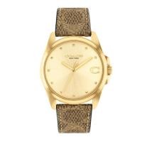 ราคา COACH GREYSON CO14504111 นาฬิกาข้อมือผู้หญิง สายหนัง (17934939360)