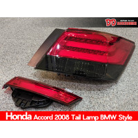 ราคา ไฟท้าย Accord 2008 2012 G8 LED Bar ลาย BM สีSmoke แดง 1 ชุด มี 4 ชิ้น (3727344764)