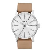 ราคา Nixon Sentry NXA1055095 00 นาฬิกาผู้ชาย สี All Silver Tan (17429714897)