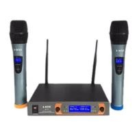 ราคา ไมโครโฟนไร้สาย ไมค์ลอยคู่ UHF ประชุม ร้องเพลง พูด WIRELESS Microphone รุ่นA ONE A111 (125516373)