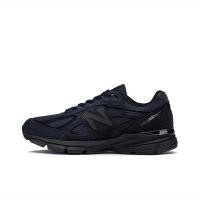 ราคา New Balance NB 990 V4 รองเท้ากีฬาทนต่อการสึกหรอสีน้ำเงินเข้มรองเท้าวิ่งผู้ชาย M990JJ4 (21457564924)