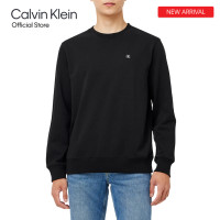 ราคา CALVIN KLEIN สเวตเชิ้ตผู้ชาย CK Badge ทรง Regular รุ่น J326966 BEH สีดำ (22689322394)