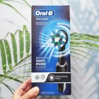 ราคา แปรงสีฟันไฟฟ้า แบบชาร์จไฟได้ แถมอะแดปเตอร์50W ออรัลบี Pro 1000 Electric Rechargeable Toothbrush Oral B Pro1000 (9748707596)