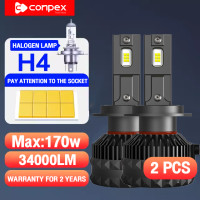 ราคา CONPEX K80 ไฟหน้ารถยนต์ LED 170W 17000LM Car headlights led IP68 กันน้ำ เสียบปลั๊กและเล่น หลอดไฟหน้ารถยนต์ หลอดไฟหน้า led h4 9005 9006 9007 9012 H1 H3 H4 H7 H11 H13 ไฟหน้ารถยนต์ led หลอดไฟหน้ารถ led h