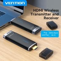 ราคา Vention เครื่องส่งและเครื่องรับสัญญาณไร้สาย HDMI 5GHz Band Wi Fi เอาต์พุต1080P 60Hz สำหรับโปรเจคเตอร์จอมอนิเตอร์ปลั๊กแอนด์เพลย์การส่งสัญญาณ HDMI แบบไร้สาย (22272534415)