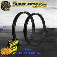 ราคา วงล้อล้อกะทะขอบ17 18 ขอบล้อ18 วงล้อ SUPER DRAG RIM ล้อซุปเปอร์แดร็กริม วงล้ออลูมิเนียมขอบเรียบ 1 20 17 1 40 18 มีสีให้เลือกด้านใน 1 คู่แถมเสื้อ1ตัว (17442416645)