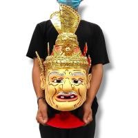 ราคา เศียรครูบรมครูปู่ฤาษี108 พระพักตร์สีเนื้อ งานเปเปอร์มาเช่ปิดทอง ขนาดครอบหัวได้ มีขาตั้งเศียรแถมให้ ผ่านพิธีปลุกเสกแล้ว (19903408879)