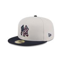ราคา New Era หมวกรุ่น New York Yankees MLB 4th July Navy 59FIFTY Cap (22951544701)