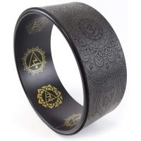 ราคา UYJA Yoga Wheel Natural Yoga Auxiliary Wheel Massage Mandala Pattern Wheel Backbend Artifact Pilates Yoga Circle (22622602525)