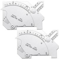 ราคา 2 Pieces Bridge Cam Gage Welding Gauge for Inspection of Welded Surfaces Joints Stainless Steel Thickness Gauge Tool Easy Install (22215737547)