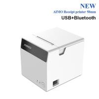 ราคา AIMO เครื่องปริ้นใบเสร็จ58MM รุ่นUSB Bluetooth Receipt Printer 58mm เครื่องพิมพ์ใบเสร็จ สลิป ปริ้น Grabfood loyverse POS Foodpanda (22237146608)
