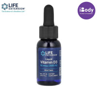 ราคา วิตามินดี3 สูตรน้ำ Liquid Vitamin D3 50 mcg 2000 IU Mint Flavor 29 57 ml Life Extension D 3 D3 (8938787759)
