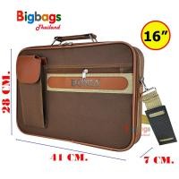 ราคา BigBagsThailand กระเป๋าสะพายไหล่ กระเป๋าถือ กระเป๋าใส่เอกสาร กระเป๋าทรงแมสเซนเจอร์ 17 นิ้ว 16 นิ้ว Bonia (22531282745)