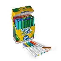 ราคา Crayola สีเมจิกซุปเปอร์ทิปส์ล้างออกได้100สี Crayola SuperTips (22698349701)