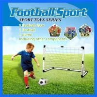 ราคา Paraclete ส่งจากกรุงเทพ football sport 2 pcs ประตูฟุตบอล พลาสติก ประตูฟุตซอล ประตูฟุตบอลขนาดเล็ก แบบพกพา ขนาด 92 61 48 ซม ชุด2 ประตูฟุตบอล แถมฟรีลูกฟุตบอลพร้อมที่สูบลม (10194185797)