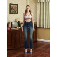 ราคา Merge Official M Flare Jeans 04 2 Colors พร้อมส่ง กางเกงยีนส์ผ้ายืด เอวสูง ทรงขาม้าเล็ก 2 สี (11155237230)