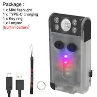 ราคา Asafee EDC LED V30 Mini Portable Keychain Light High Bright Work Light SST20 Outdoor Safety Light 900LM 12 light modes Built in Battery Rechargeable IP65 Waterproof With magnetism (22581948829)
