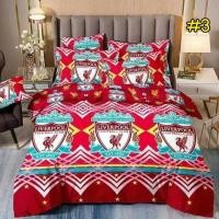 ราคา 5 ลาย ผ้าปูที่นอนลายลิเวอร์พูล ผ้านวมลิเวอร์พูล ชุดเครื่องนอนลิเวอร์พูล Liverpool 6 ชิ้น มีทุกขนาด 3 3 5 5 6 ฟุต (9108314811)