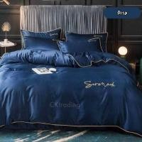 ราคา ชุดเครื่องนอน ชุดผ้าปูที่นอนผ้าซาติน ผ้าปูที่นอน ผ้าซาติน ขนาด 6 5 3 5 ฟุต พร้อมผ้านวมหนา 6 ฟุตและปลอกหมอน สีพื้น เย็บกุมขอบเรียบร้อย (18476089215)