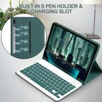 ราคา เคสคีย์บอร์ด keyboard เคส Samsung Galaxy Tab S9 FE Plus S9 FE S9 Case Galaxy Tab S8 S7 FE Galaxy Tab S9 Plus case พร้อมถาดใส่ปากกา (22807285101)