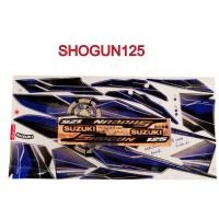 ราคา สติ๊กเกอร์ติดรถมอเตอร์ไซด์ สำหรับ SUZUKI SHOGUN125 ปี2009 สีน้ำเิน ดำ (209596078)