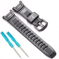 ราคา ยางเรซิน PRG 130นาฬิกา Casio โปรเทรค PRG130 PRW1500 PRW 1500สายข้อมือสำหรับเปลี่ยนเครื่องประดับ Jam Tangan Tahan Air Olahraga ผู้ชาย (21080168305)