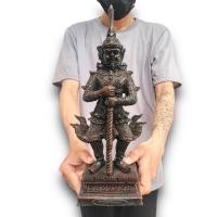 ราคา ท้าวเวสสุวรรณ วัดสุทัศน์กทม สีไม้ ขนาดงาน 5 นิ้ว สูง ประมาณ 12 นิ้ว (21193107276)